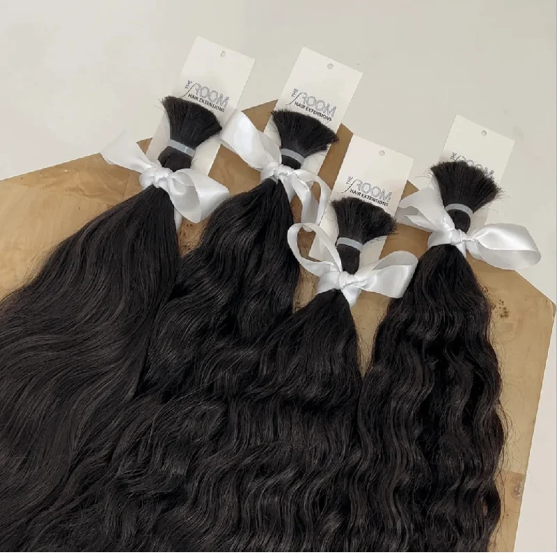 Micro Ring Hair Extensions Brown Exclusive Waves