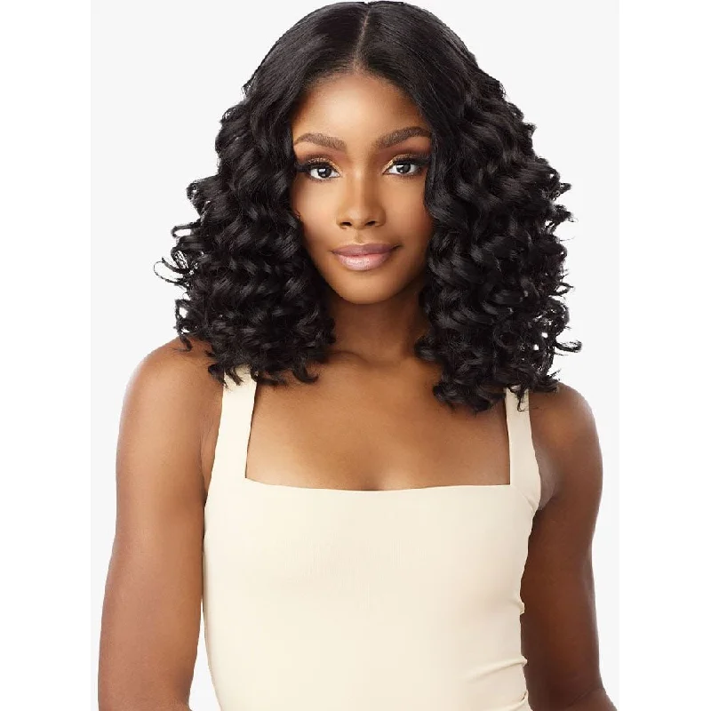 Sensationnel Kinky Edge Y-Part HD Lace Wig - Kinky Spiral Curl 14""